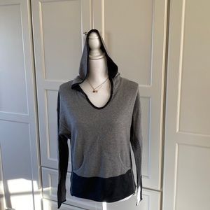 Prana Cashmere vneck hoodie